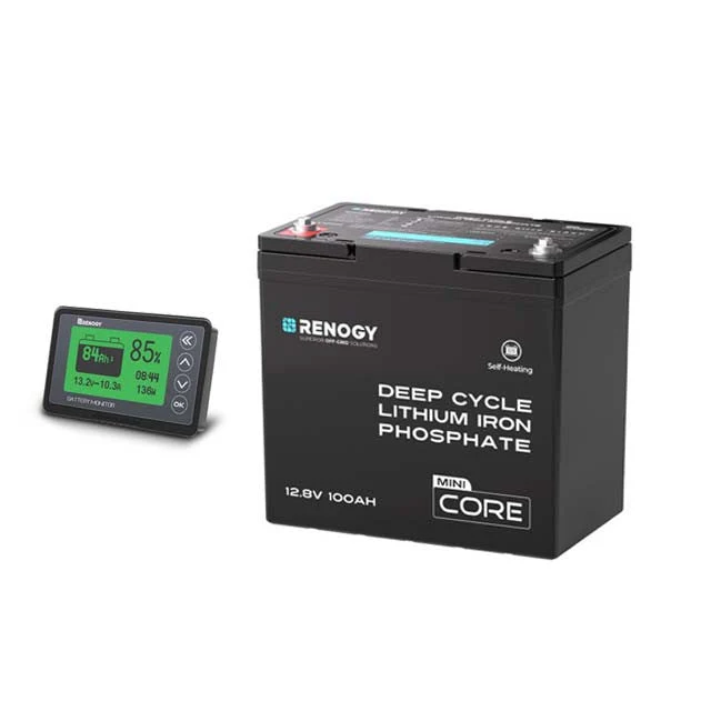 Core Mini DuoHeat — 12,8 V 100Ah Batterie LiFePO4 Auto-Chauffage