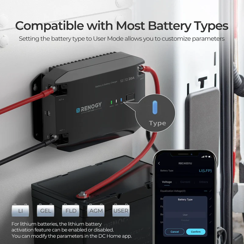 12V 20A Chargeur de Batterie DC-DC