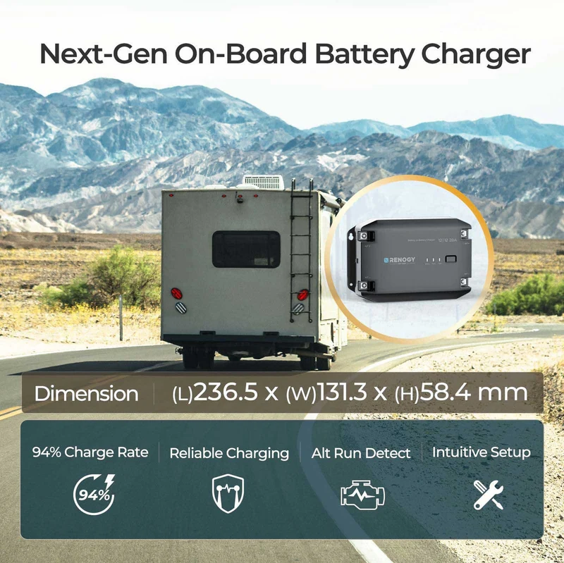 12V 20A Chargeur de Batterie DC-DC