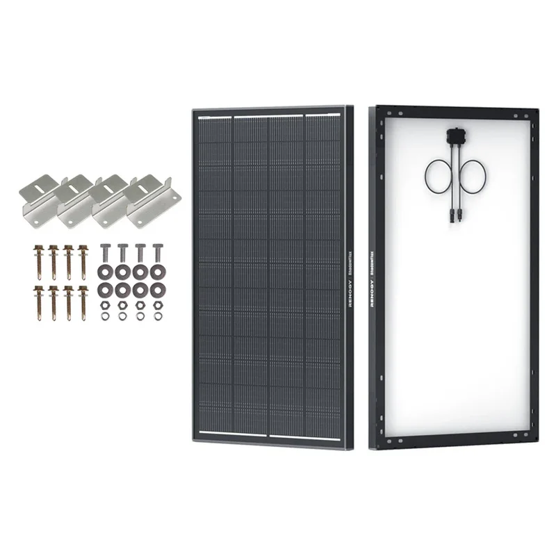 12V 200W ShadowFlux Panneau Solaire Anti-Ombrage pour Camping-Car et Système Hors Réseau