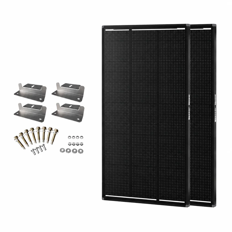 12V 200W ShadowFlux Panneau Solaire Anti-Ombrage pour Camping-Car et Système Hors Réseau