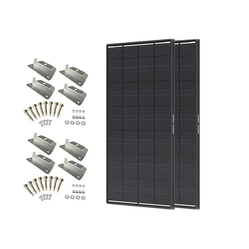 12V 200W ShadowFlux Panneau Solaire Anti-Ombrage pour Camping-Car et Système Hors Réseau