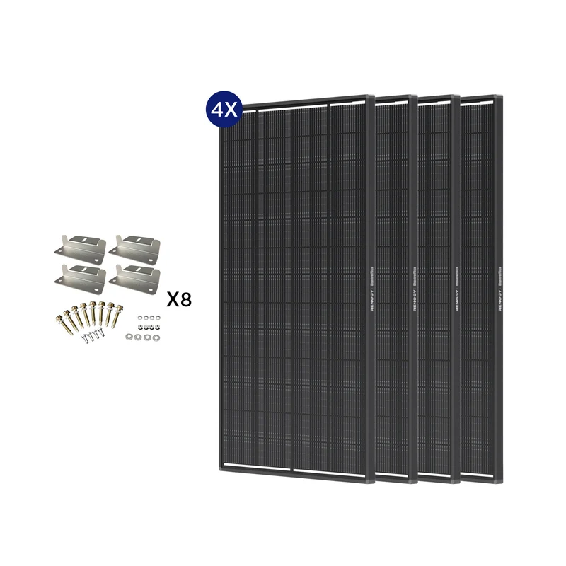 12V 200W ShadowFlux Panneau Solaire Anti-Ombrage pour Camping-Car et Système Hors Réseau