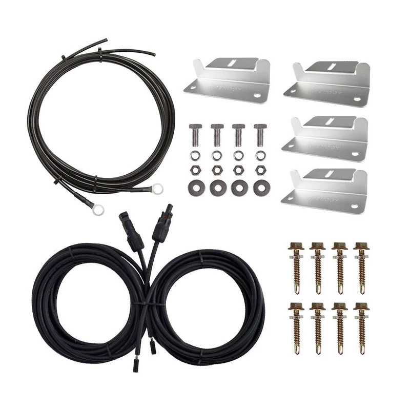 Kit de câblage et de montage pour panneau solaire de 100 W