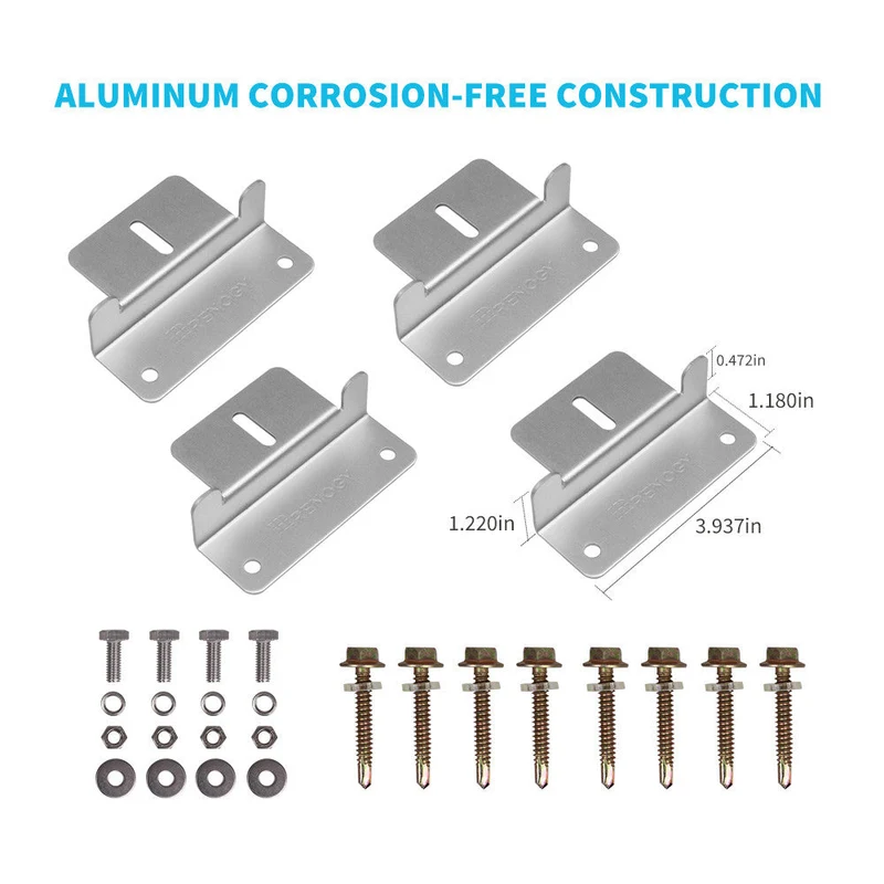 Kit de câblage et de montage pour panneau solaire de 100 W