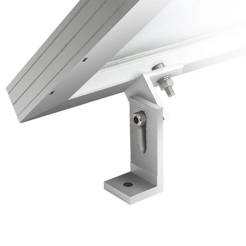 Support inclinable pour panneaux solaires sur toit plat