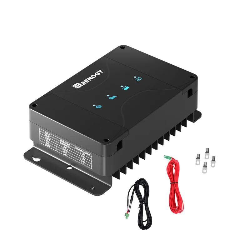 12V 50A Chargeur de Batterie DC-DC avec MPPT pour Batteries LiFePO4, Plomb-Acide, SLA, Gel, AGM
