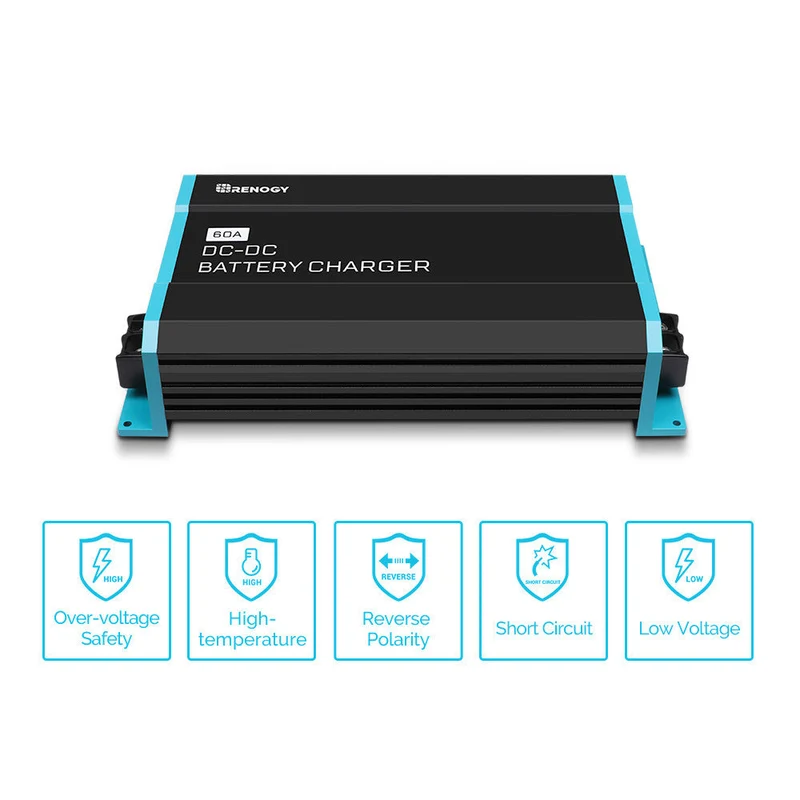 12V 60A Chargeur de batterie DC-DC Embarqué