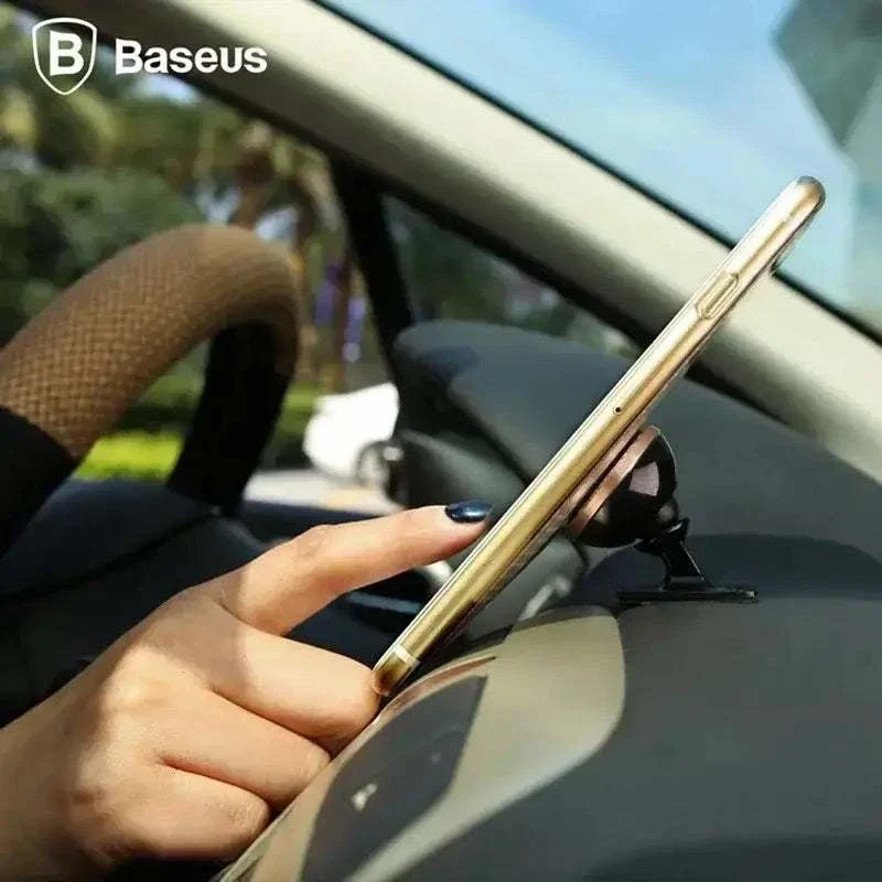 Support Téléphone Voiture Magnétique Baseus - Fixation Tableau de Bord - Rotation 360°