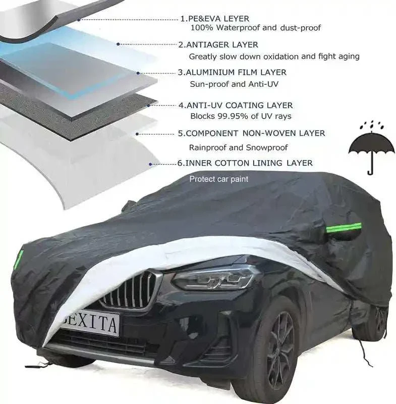Bâche Protection Berline/SUV JIUWAN - Noir