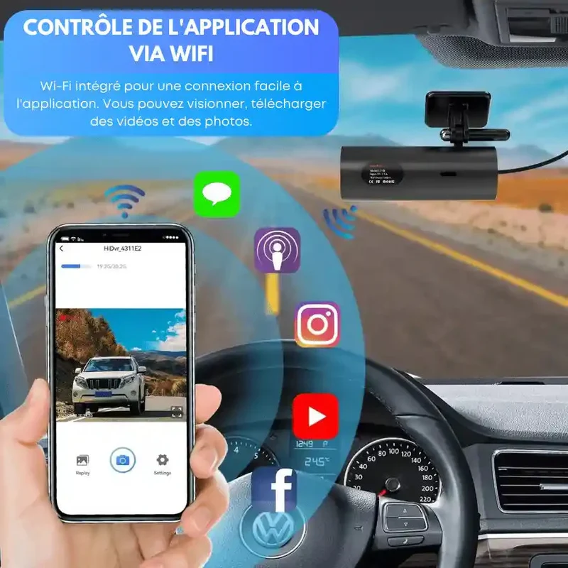 Dashcam GMAIPOP 4K avant