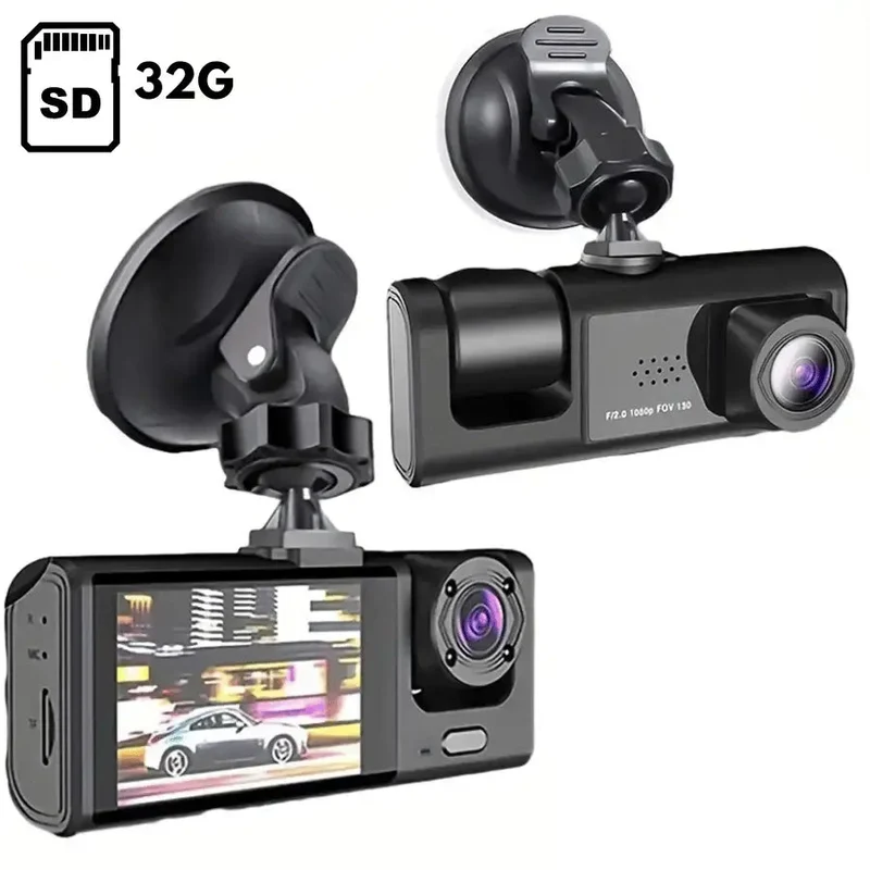 Dashcam BAIDELUO 1080P 3 caméras