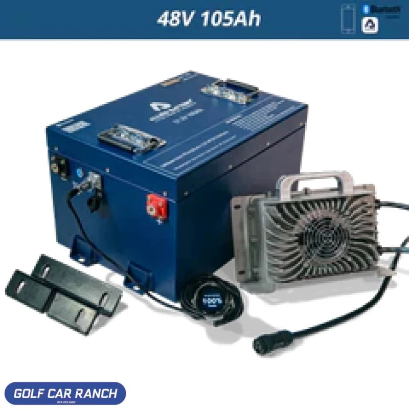 Lithium Golf Cart Battery Allied 48V 105AH - CCPREC08+ - Commercial Big Bank Golf Cart Battery Set