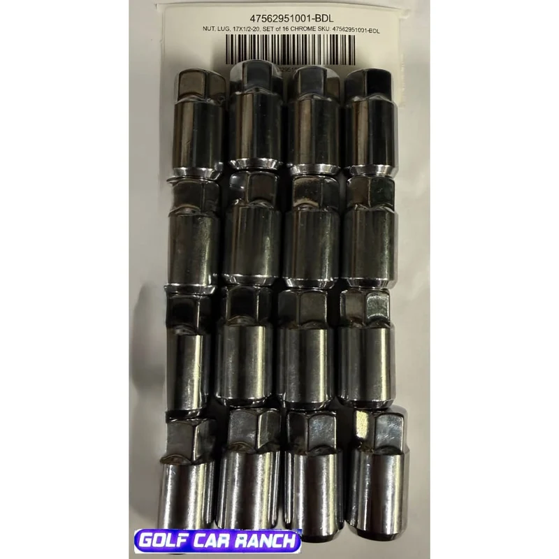 NUT, LUG, 17X1/2-20, SET of 16 CHROME SKU: 47562951001-BDL