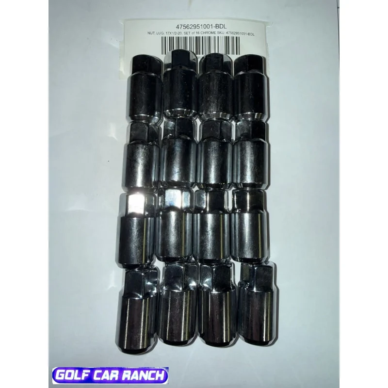 NUT, LUG, 17X1/2-20, SET of 16 CHROME SKU: 47562951001-BDL