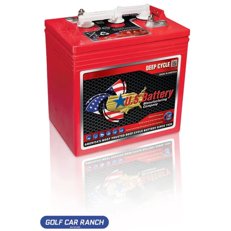 US 2200 2GC 6 Volt Golf Cart Battery