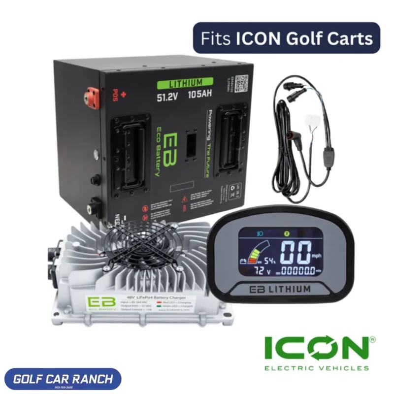 51V 105Ah ICON Thru-Hole LiFePO4 Battery / Heated