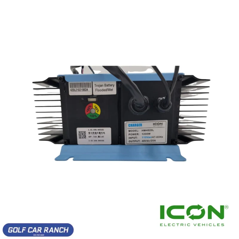 CHGR-707-IC - 48-Volt Bluetooth Programmable Battery Charger for ECO by ICON