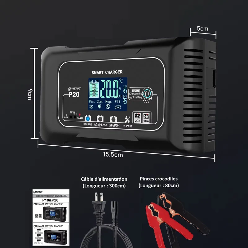 Chargeur batterie auto moto