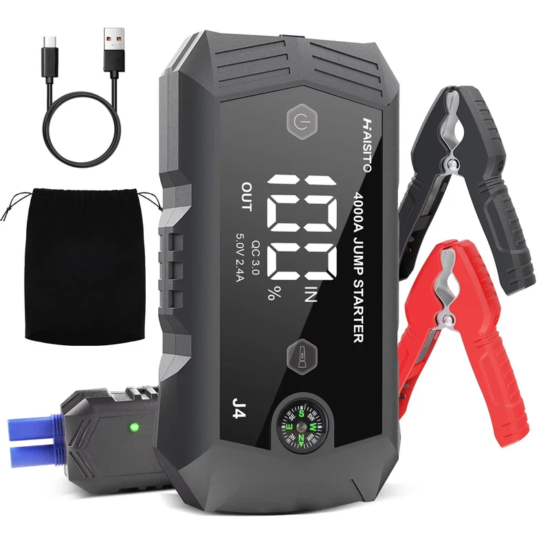 Chargeur batterie pour moto 4000A 12V