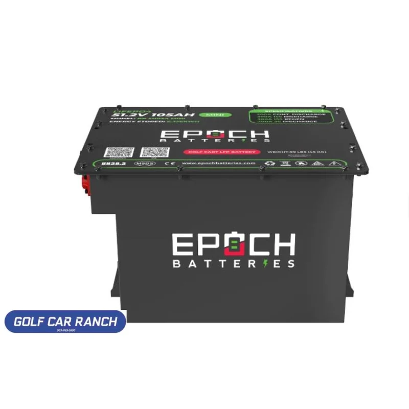 48V 105Ah MINI - LiMax Series - Lithium (LiFePO4) Golf Cart Battery - Complete Kit