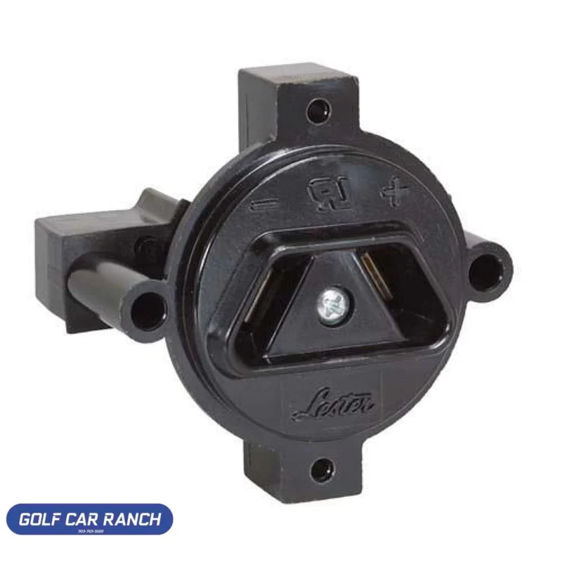 CGR-071 DC Receptacle, 2 prong Crowsfoot, E-Z-Go, Club Car 36V Electric 74+, Yamaha