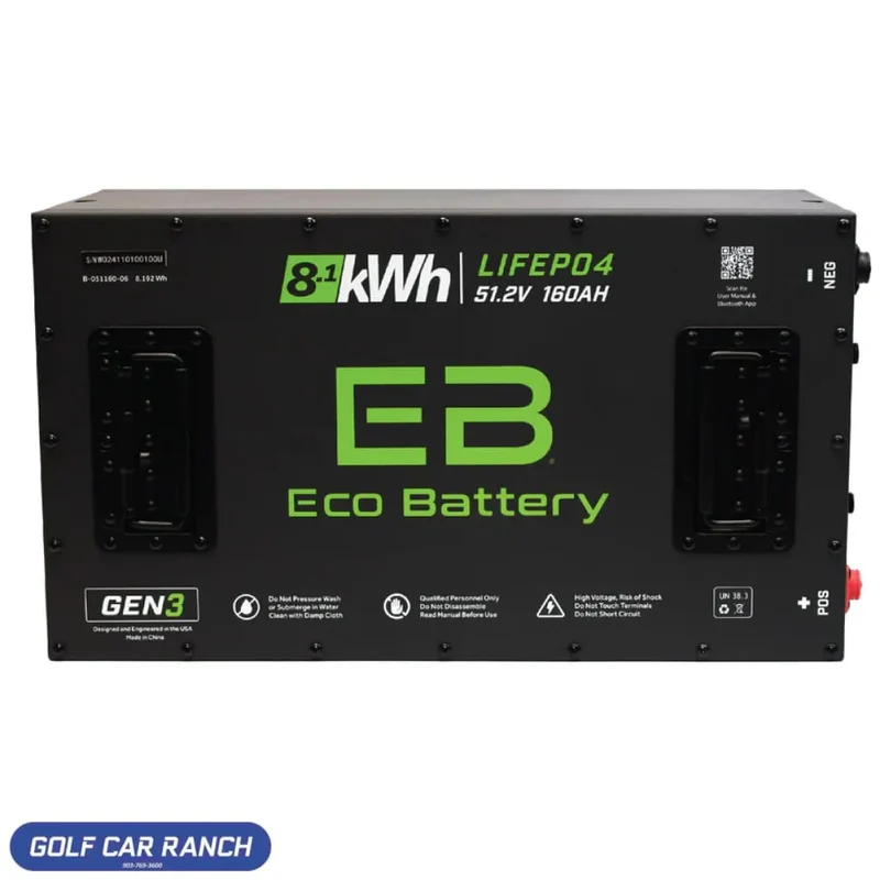 Lithium Ion 51V 160Ah Club Car Precedent, Tempo, Onward (09+) Bundle - 48 VOLT