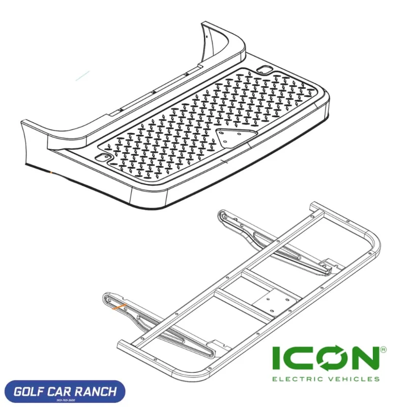ST-717-IC Caddie Paddle for ICON Golf Carts