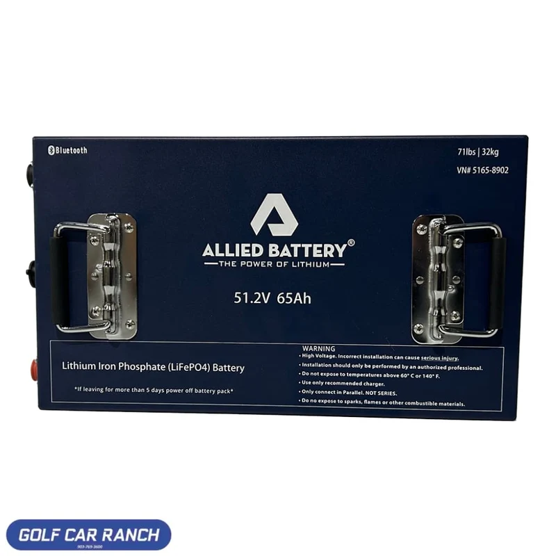 Lithium Golf Cart Battery Allied 48V 65AH Commercial Golf Cart Battery Set