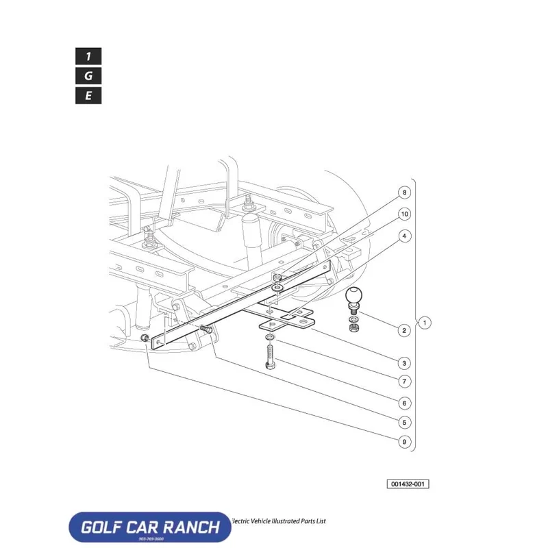 Trailer Hitch and Ball Kit - 1 7/8'' - 1011522