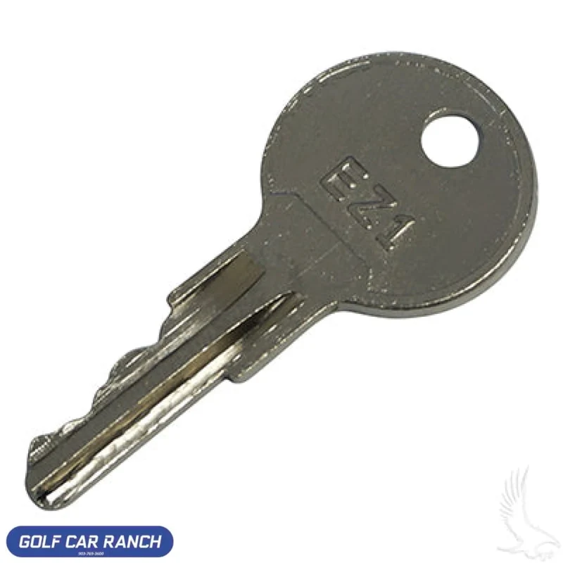 Key, E-Z-Go Gas & Electric 82+ Including RXV