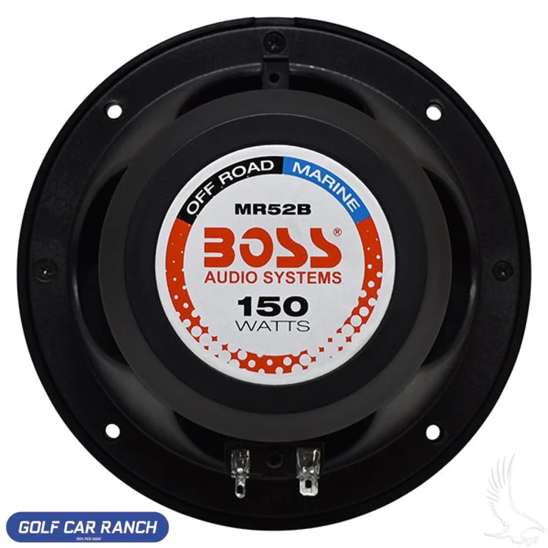 RAD-004 Speakers, SET OF 2, BOSS 5.25" Round Marine, 2-Way 150W