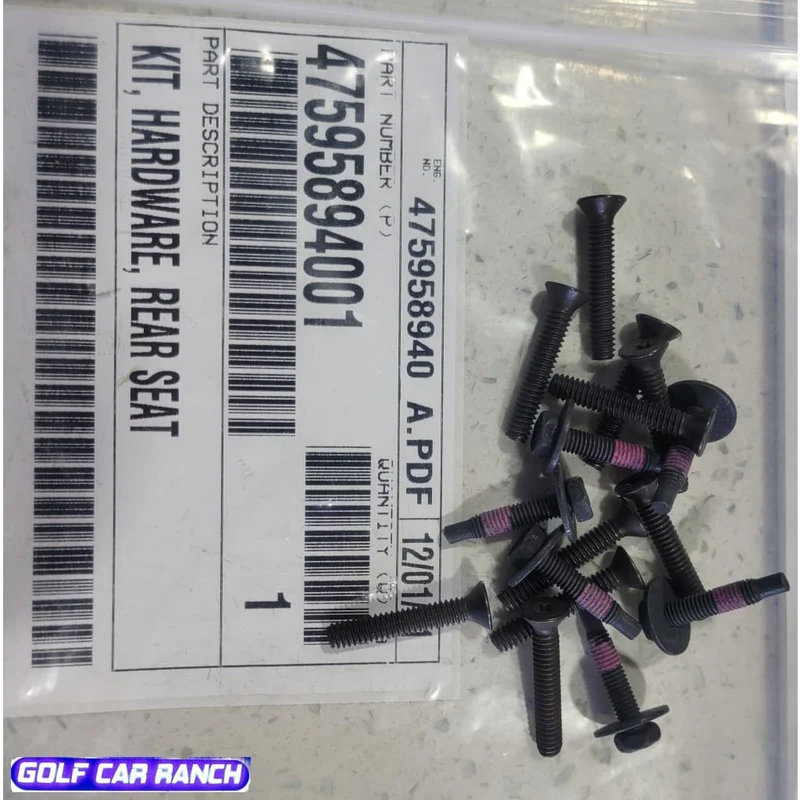 KIT, HARDWARE, REAR SEAT - 47595894001