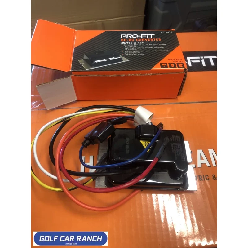 DC-DC CONVERTER, 36/48V TO 12V 30AMP